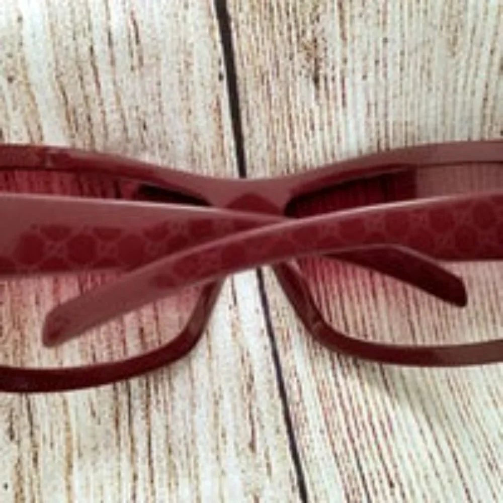 🥳HP🥳 Gucci Women's Burgundy Sunglasses "AUTH" - Picture 3 of 7